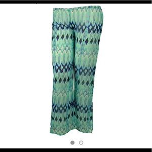 Raviya seagreen‎ coverup sheer beach open leg pants